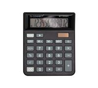 Q-Connect 12 Digit Table Top Calculator Medium Black - KF19065