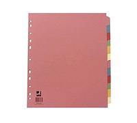 Q-Connect 12-Part Extra Wide Subject Divider A4 KF76983