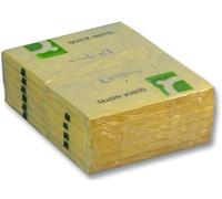 Q CONNECT - 125x75mm Yellow Sticky Note Pads - 100 Sheets (Pack of 12)