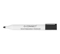 Q-Connect Drywipe Marker Pen Black (Pack of 10) Ref KF26035