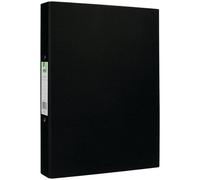 Q-Connect 2 Ring 25 mm Paper Over Board Black A4 Binder (Pack Of 10)