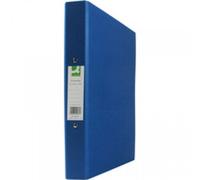 Q-Connect 2 Ring 25mm Paper Over Board Blue A4 Binder (Pack of 10)