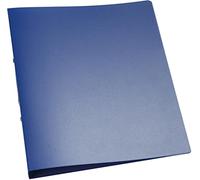 Q-CONNECT 2-Ring Binder KF02483 A4 Frosted Polypropylene Covers, 25mm Capacity, Blue