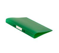 Q-Connect 2 Ring Binder Frosted A4 Green (25mm capacity and has a spine label)
