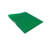 Q-Connect 2 Ring Binder Frosted A4 Green (25mm capacity and has a spine label) KF02484