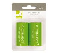 Q-CONNECT 2 x D Single-use battery Alkaline