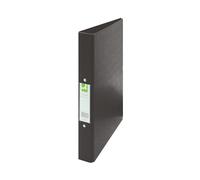 Q-Connect KF02005 2-Ring Binder A4 25mm Polypropylene - Black (Pack of 10)