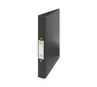 Q-Connect 25mm 2 Ring Binder Polypropylene A4 Black (PACK OF 10) KF02005