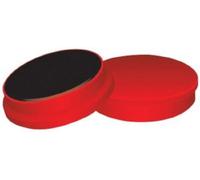 Q Connect 25mm Magnet - Red (Pack of 10)