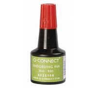 Q-Connect Endorsing Ink 28ml Red (Pack of 10) Ref KF25108Q