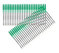 Q-Connect 3 Medium Ballpoint Pen, Green, Pack of 50