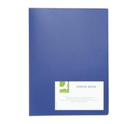 Q Connect 30-Pocket Display Book - Blue