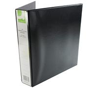 Q-Connect 40mm A4 Presentation 4d-Ring Binder - Black