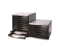 Q-Connect 5 Drawer Tower Black and Grey (L345xW290xH220mm) KF02253 FREE DEL