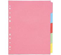 Q-Connect 5-Part Extra Wide Subject Divider A4 KF76981