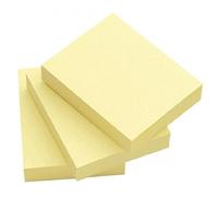 Q-CONNECT Quick Note Repositionable Pad 51x76mm Yellow