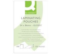 Q-Connect 54x86mm Laminating Pouches 250 Micron (Pack of 100) - KF01203