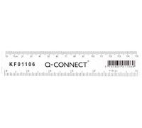 Q-Connect 5x Ruler, 150 mm - Clear