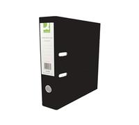 Q-Connect 70mm Lever Arch File Polypropylene A4 Black (10 Pack) KF20019