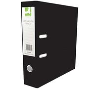 Q-CONNECT Lever Arch File 70mm – Polypropylene A4 Black – Pack of 10