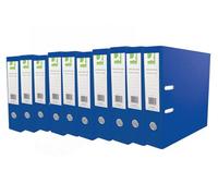 Q-Connect 70mm Lever Arch File Polypropylene A4 Blue (10 Pack)