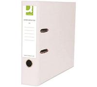 Q-Connect 70mm Lever Arch File Polypropylene A4 White (10 Pack)