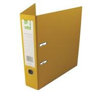 Q-Connect 70mm Lever Arch File Polypropylene A4 Yellow (10 Pack) KF20023