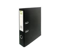 Q-Connect 70mm Lever Arch File Polypropylene Foolscap Black - KF20025