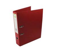 Q-Connect 70mm Lever Arch File Polypropylene Foolscap Red (Pack Of 10)