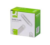 Q-Connect 77mm Round Wavy Paperclip (Pack of 100)