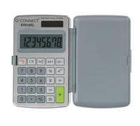 Q-Connect 8-Digit Pocket Calculator, Grey, White