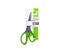 Q-Connect 8-Inch Premium Scissors,green,grey