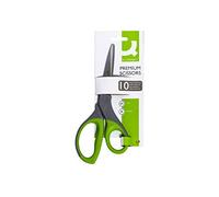 Q-Connect 8-inch Premium Scissors,Green,grey