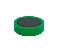 Q-Connect 936229 Rigid Plastic Covered Magnet 25 mm Green