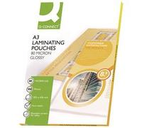 Q-Connect A3 Laminating Pouches 160 Micron Gloss Pk 100 - KF04122