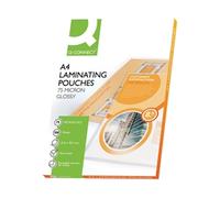 Q-Connect A4 2x75 Micron Laminating Pouches (Pack of 100) KF11412