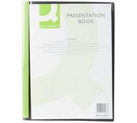 Q-Connect A4 40-Pocket Presentation Display Book - Black