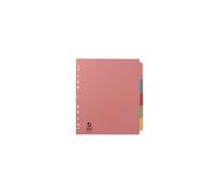 Q-CONNECT A4 5 Part Extra Wide Subject Divider