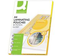 Q-Connect A4 80 Micron Laminating Pouch (Pack of 100)