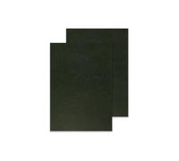 Q-Connect A4 Binding Comb Covers Leathergrain - Black (Pack Of 100)