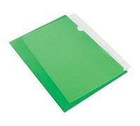 Q-Connect A4 Cut Flush Folder - Green (Pack of 100)