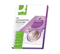 Q-Connect A4 Laminating Pouch KF04116 125x2 Micron Pack of 100