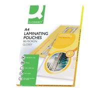 Q-Connect A4 Laminating Pouch 80 Micron Each Side 160 Micron in Total (Pack of 100) KF04114
