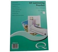 Q Connect A4 Laminating Pouches Pack 100 KF04114