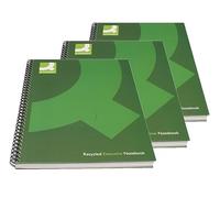 Q Connect A4 Recycled Wirebound Book - Black
