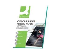 Q-Connect A4 Semi-Gloss Colour Laser Paper 218Gsm Pk 100 KF01935