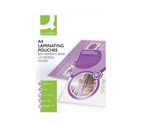 Q-Connect A4 Sticky-Backed Laminating Pouches 250 Micron (Pack of 25) KF24056