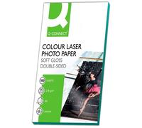 Q-Connect A4 White Soft Gloss Photo Paper 218gsm (Pack of 100) KF01935