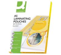 Q-Connect A5 80 Micron Laminating Pouch (Pack Of 100), 153 X 216 mm