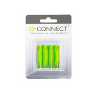 Q-CONNECT Battery KF00488 - AAA Alkaline Non-Rechargeable - Pack of 4